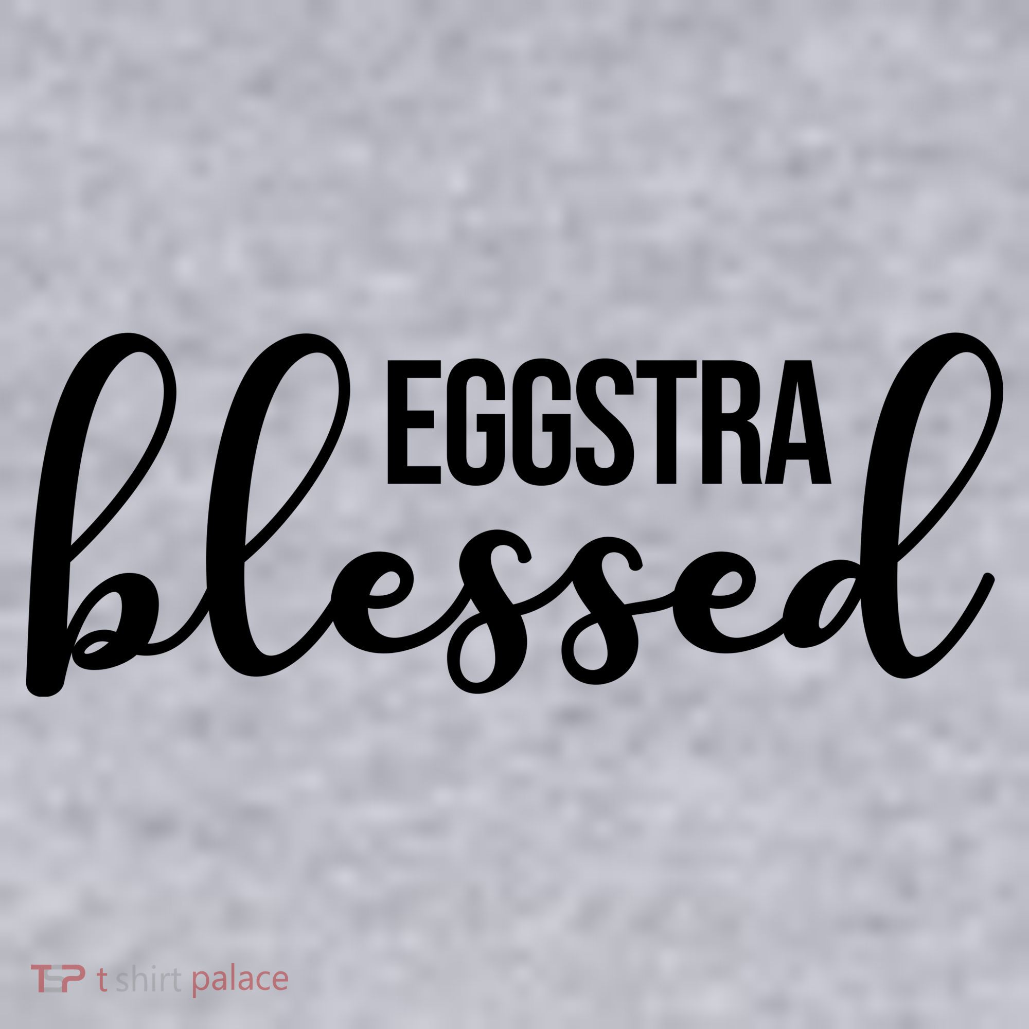 Eggstra Blessed Easter Holiday Women's Racerback Cropped Tank