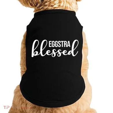 Eggstra Blessed Easter Holiday Doggie Tank