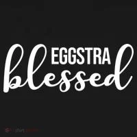 Eggstra Blessed Easter Holiday Doggie Tank thumb 4