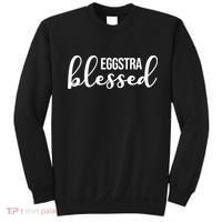 Eggstra Blessed Easter Holiday Sweatshirt thumb 0