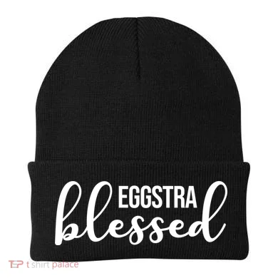 Eggstra Blessed Easter Holiday Beanie