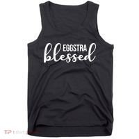 Eggstra Blessed Easter Holiday Tank Top thumb 0