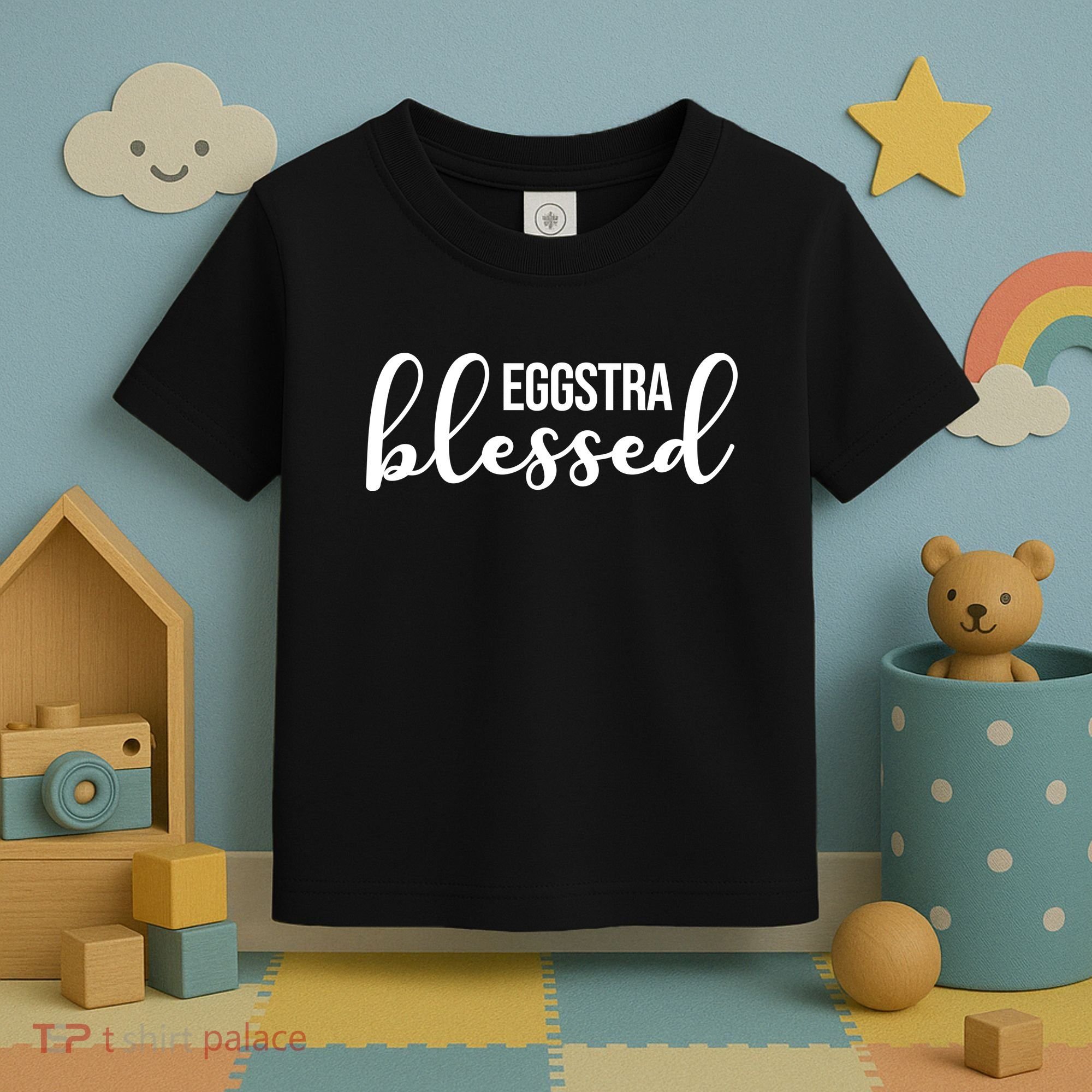 Eggstra Blessed Easter Holiday Toddler T-Shirt