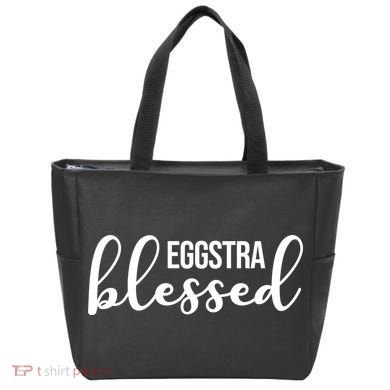 Eggstra Blessed Easter Holiday Tote Bag