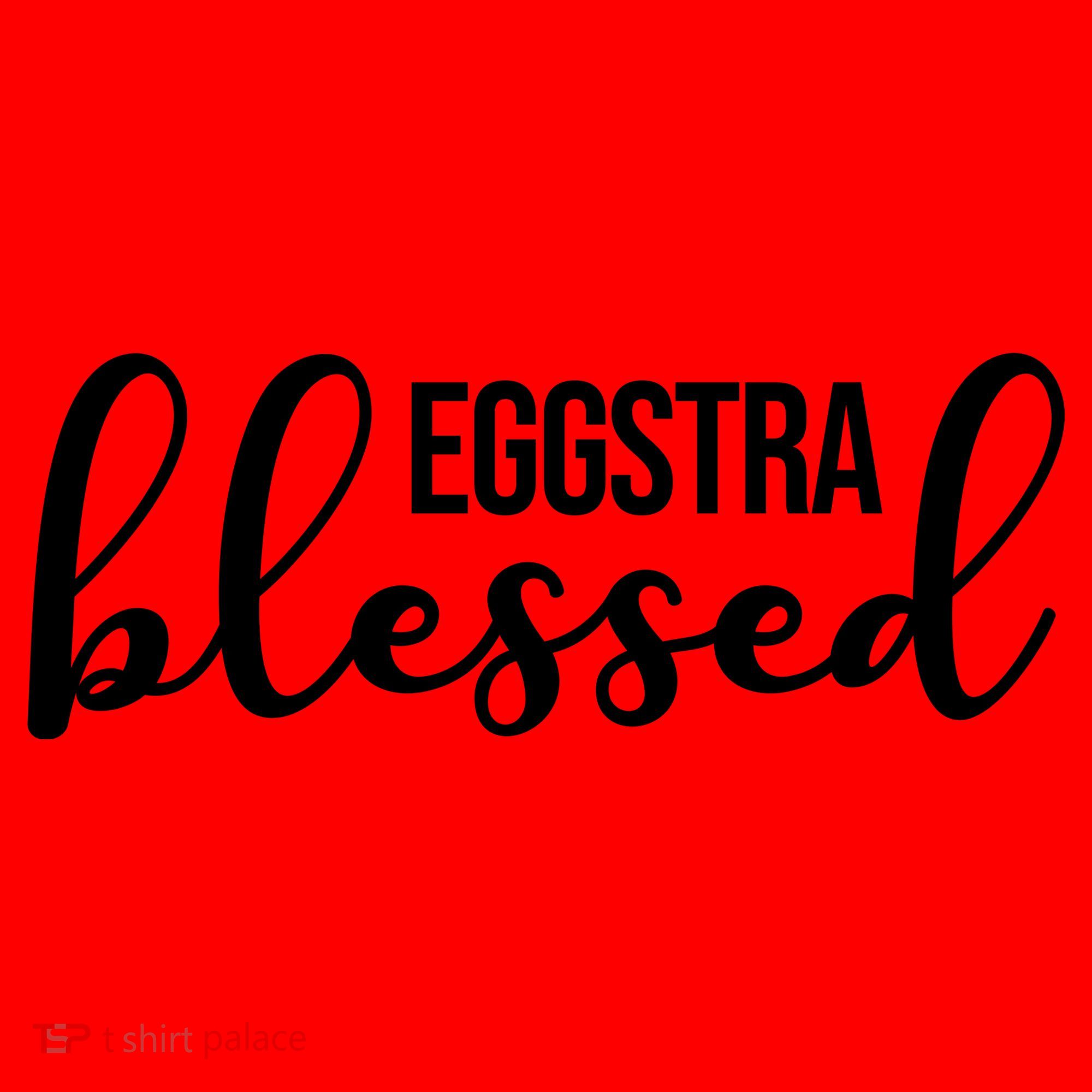 Eggstra Blessed Easter Holiday Santa Hat