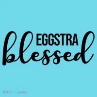 Eggstra Blessed Easter Holiday Button thumb 1
