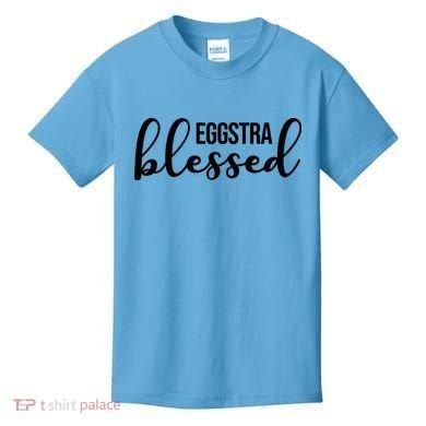 Eggstra Blessed Easter Holiday Kids T-Shirt