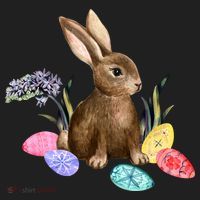 Easter Bunny Egg Spring Holiday Cute Women's Sweatshirt thumb 2