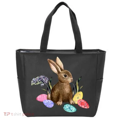 Easter Bunny Egg Spring Holiday Cute Tote Bag