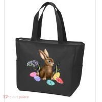 Easter Bunny Egg Spring Holiday Cute Tote Bag thumb 3