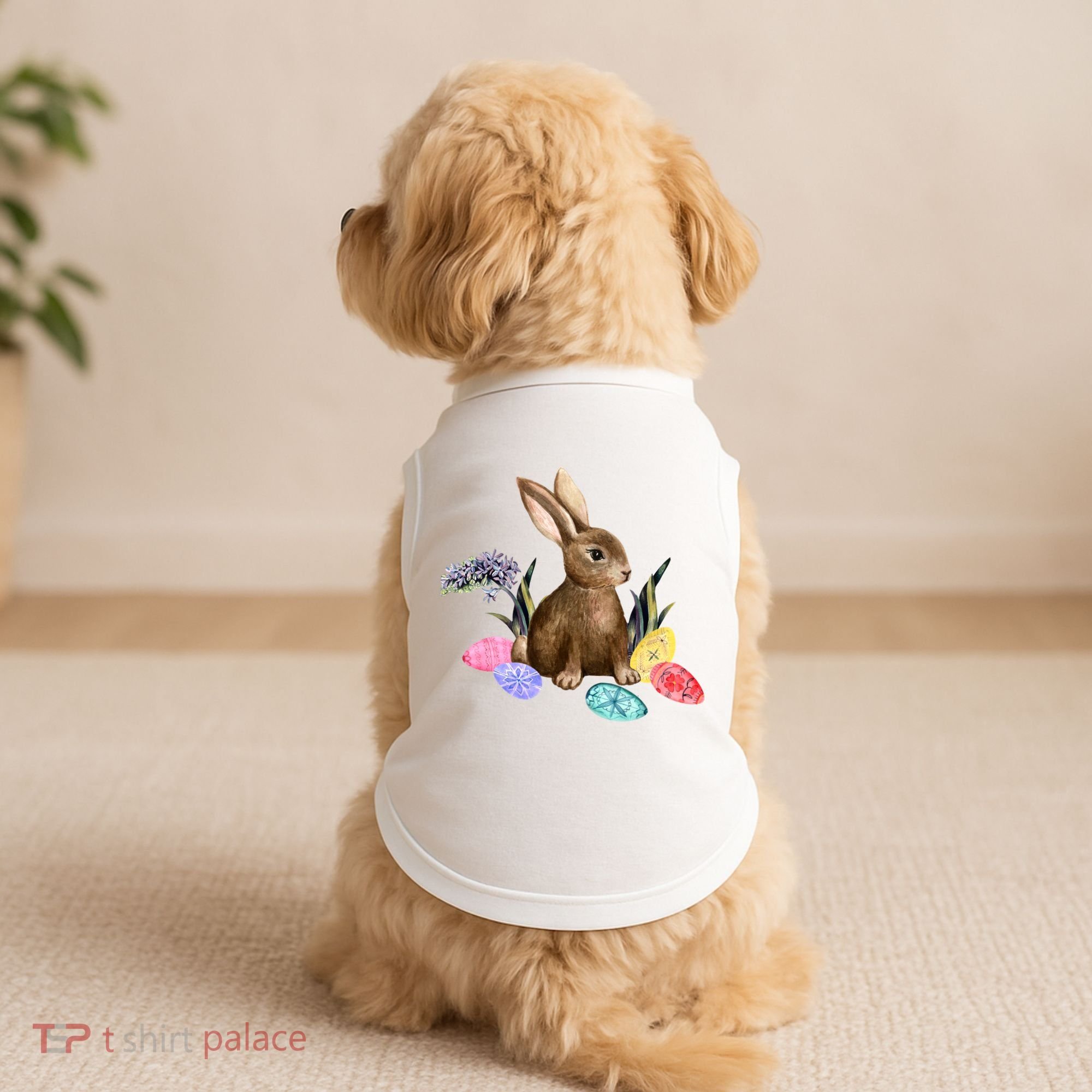 Easter Bunny Egg Spring Holiday Cute Doggie Tank
