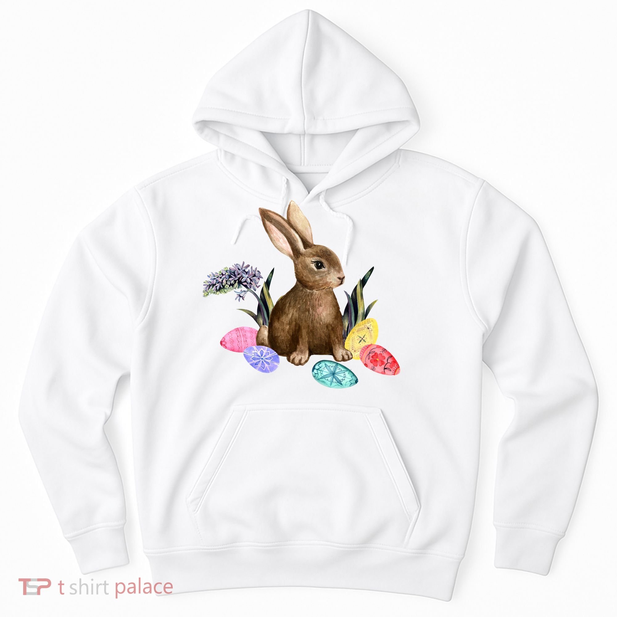 Easter Bunny Egg Spring Holiday Cute Hoodie