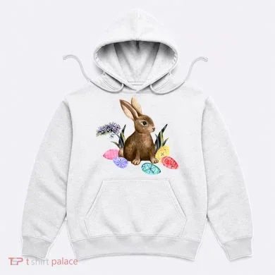 Easter Bunny Egg Spring Holiday Cute Hoodie
