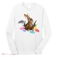 Easter Bunny Egg Spring Holiday Cute Long Sleeve Shirt thumb 0