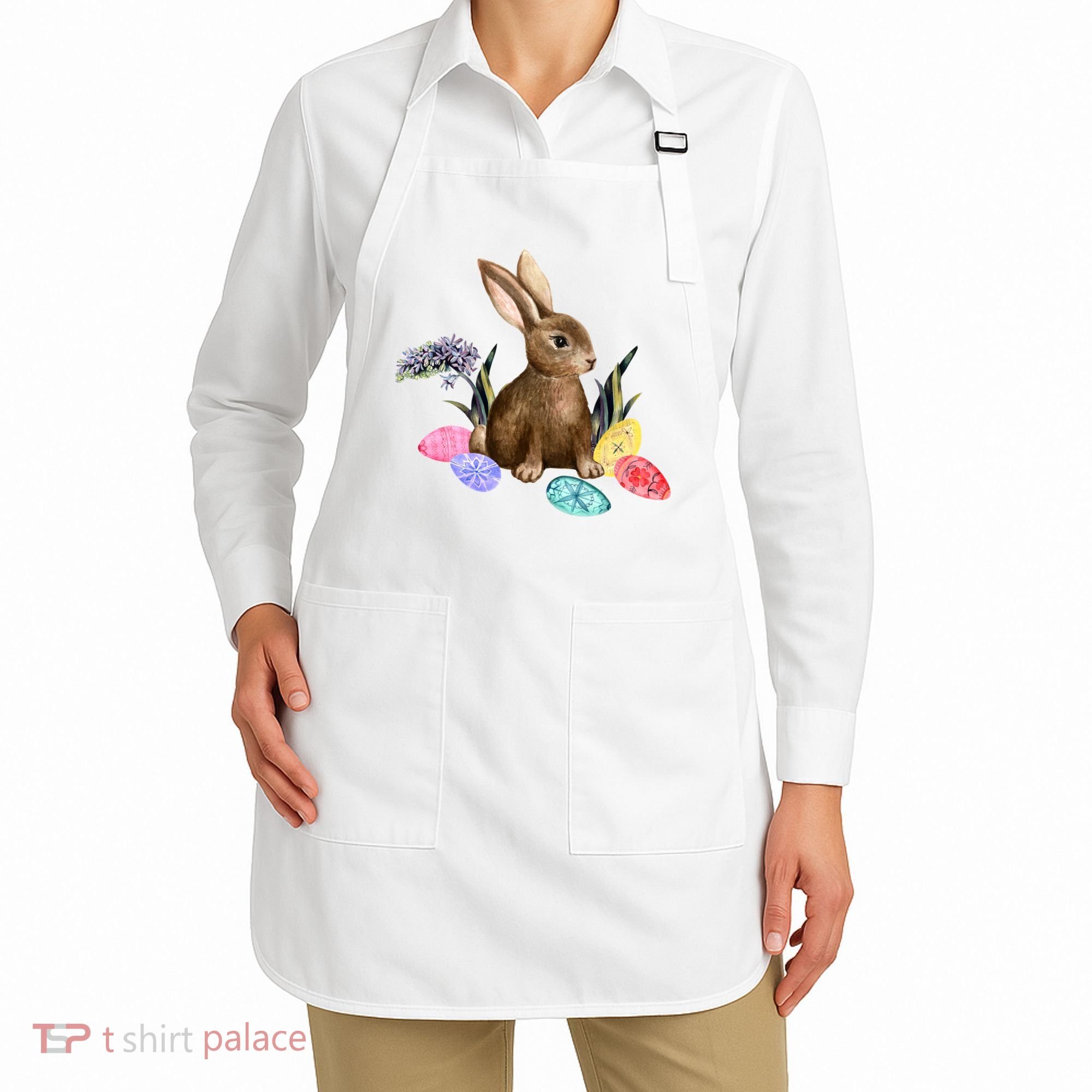 Easter Bunny Egg Spring Holiday Cute Apron