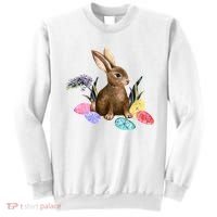 Easter Bunny Egg Spring Holiday Cute Sweatshirt thumb 0