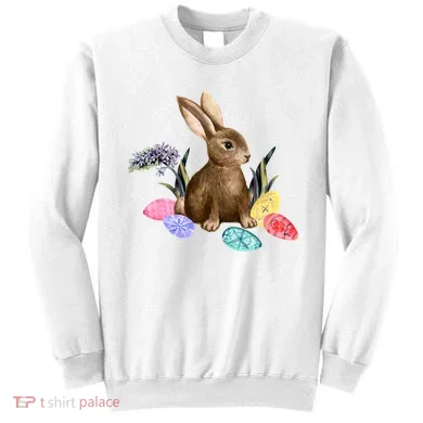Easter Bunny Egg Spring Holiday Cute Sweatshirt