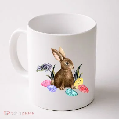 Easter Bunny Egg Spring Holiday Cute Coffee Mug