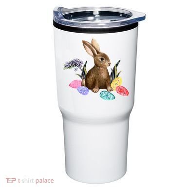 Easter Bunny Egg Spring Holiday Cute Tumbler