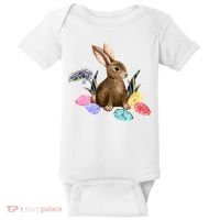 Easter Bunny Egg Spring Holiday Cute Baby Bodysuit thumb 0