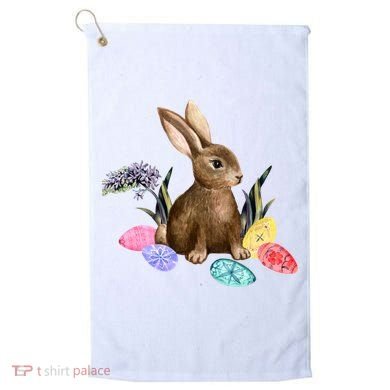 Easter Bunny Egg Spring Holiday Cute Golf Towel