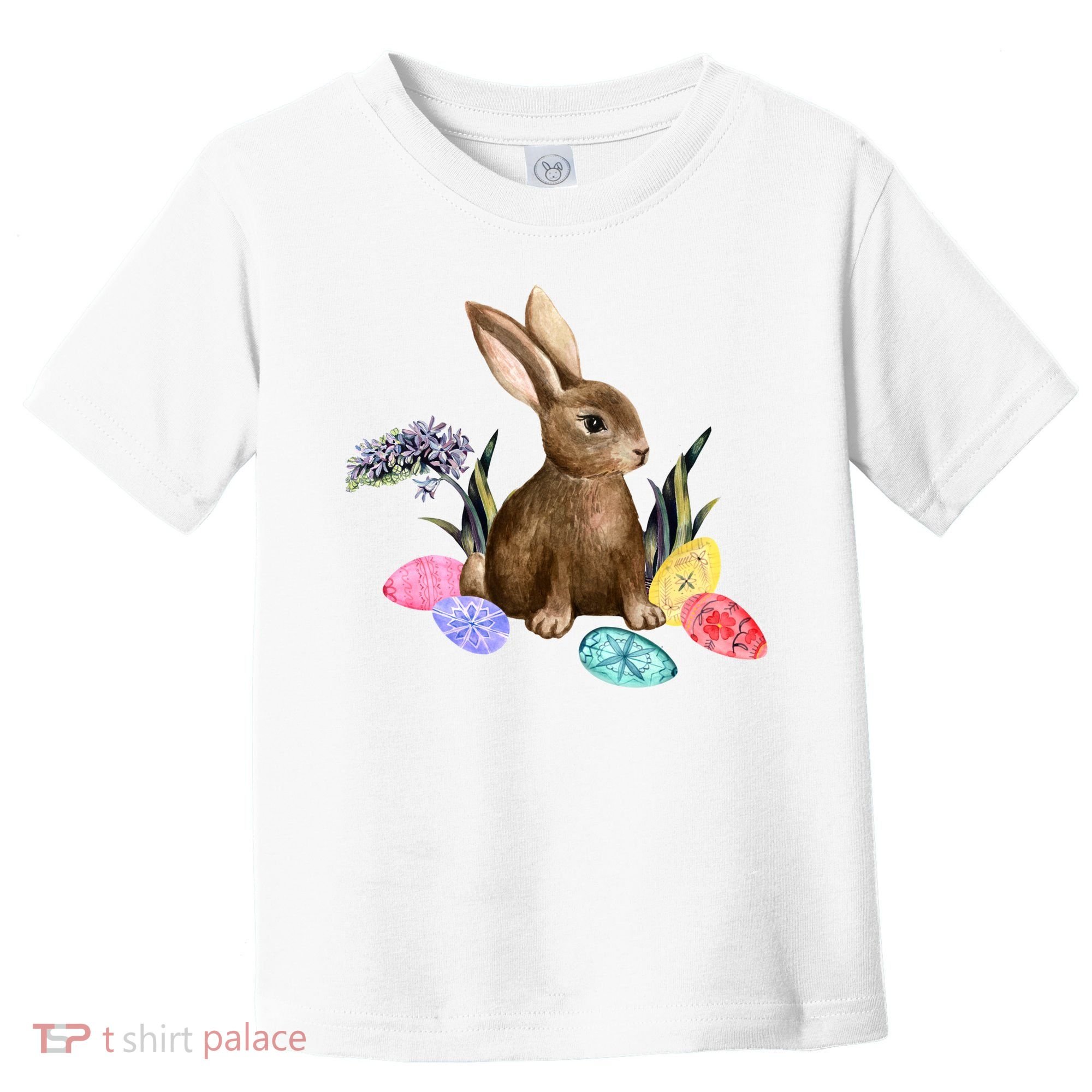 Easter Bunny Egg Spring Holiday Cute Toddler T-Shirt