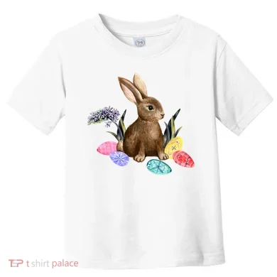 Easter Bunny Egg Spring Holiday Cute Toddler T-Shirt