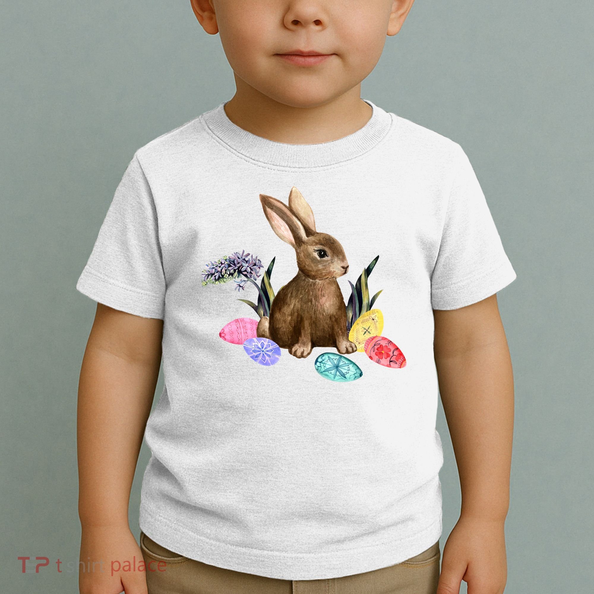 Easter Bunny Egg Spring Holiday Cute Toddler T-Shirt