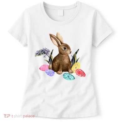 Easter Bunny Egg Spring Holiday Cute Women's T-Shirt