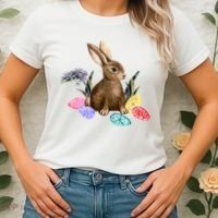 Easter Bunny Egg Spring Holiday Cute Women's T-Shirt thumb 2