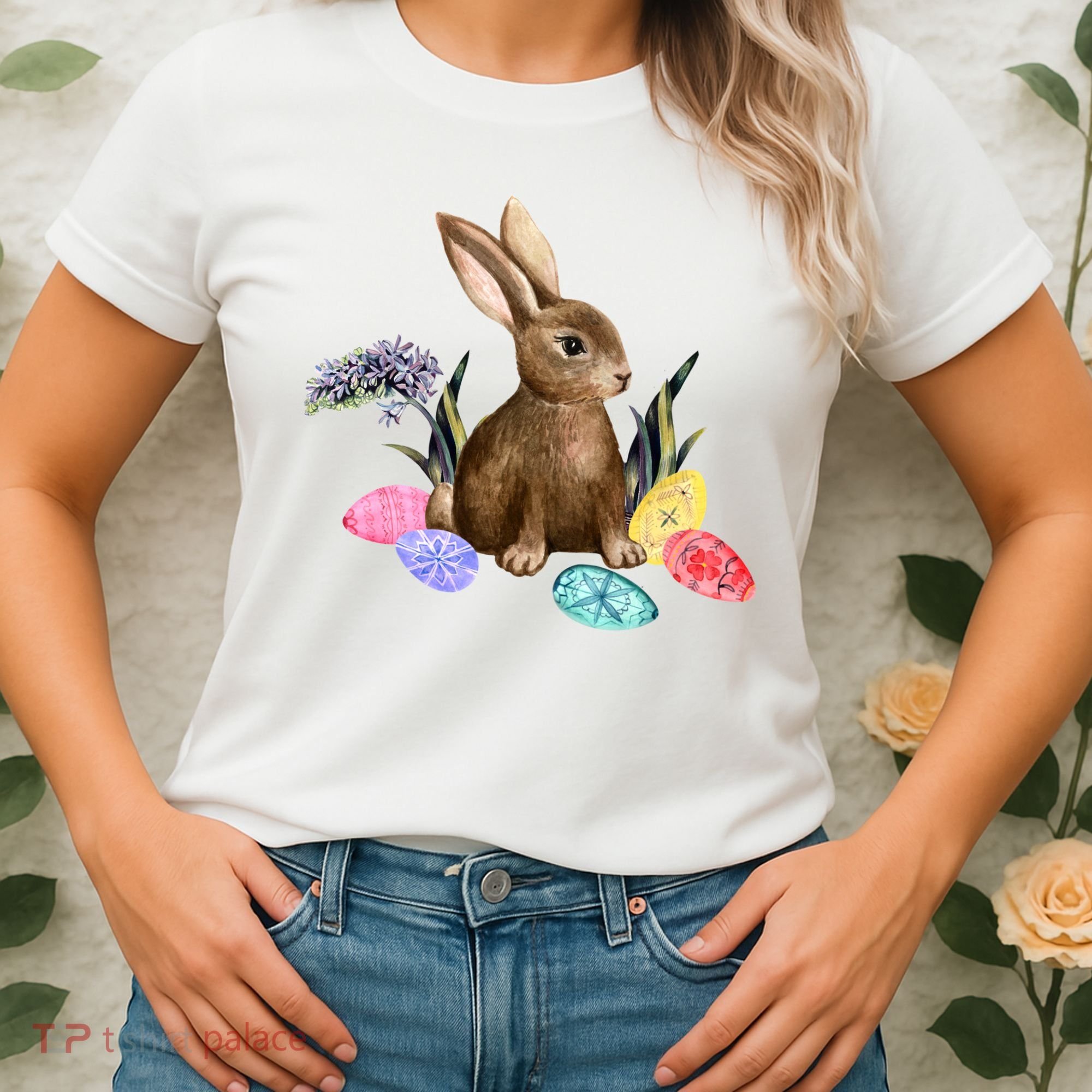 Easter Bunny Egg Spring Holiday Cute Women's T-Shirt
