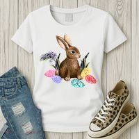 Easter Bunny Egg Spring Holiday Cute Women's T-Shirt thumb 3
