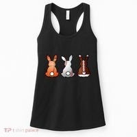 Easter Bunny Football Basketball Baseball Sports Fan Women's Tank Top thumb 0