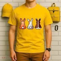 Easter Bunny Football Basketball Baseball Sports Fan T-Shirt thumb 6