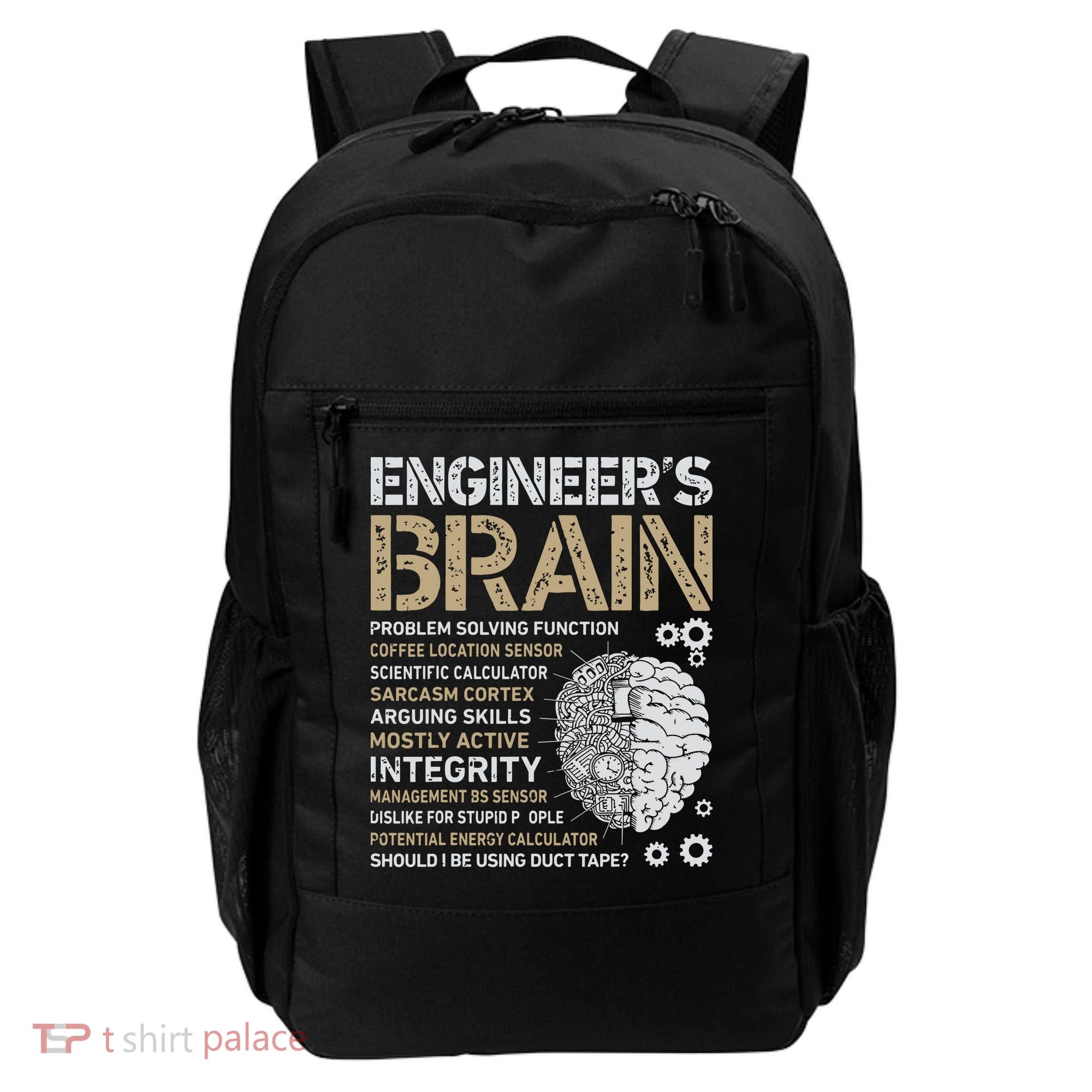 Engineers Brain Funny Process Engineer Men Engineering Gift Backpack
