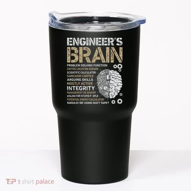 Engineers Brain Funny Process Engineer Men Engineering Gift Tumbler