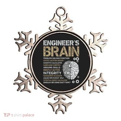 Engineers Brain Funny Process Engineer Men Engineering Gift Ornament