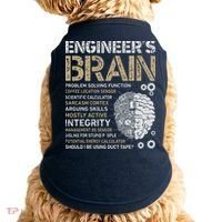 Engineers Brain Funny Process Engineer Men Engineering Gift Doggie Tank thumb 0