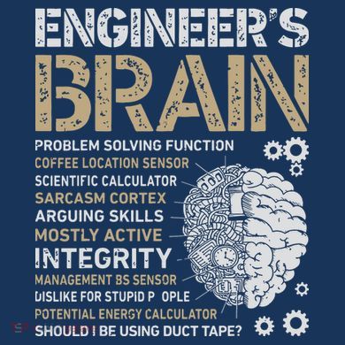 Engineers Brain Funny Process Engineer Men Engineering Gift Hooded Wearable Blanket