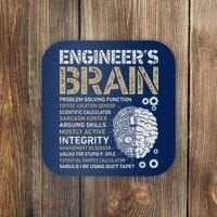 Engineers Brain Funny Process Engineer Men Engineering Gift Coaster thumb 0