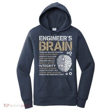 Engineers Brain Funny Process Engineer Men Engineering Gift Women's Hoodie