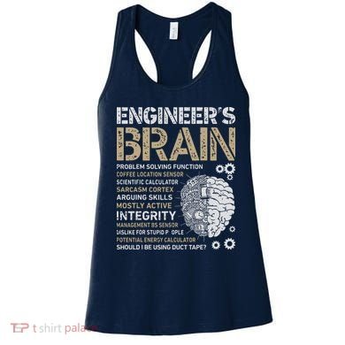 Engineers Brain Funny Process Engineer Men Engineering Gift Women's Tank Top