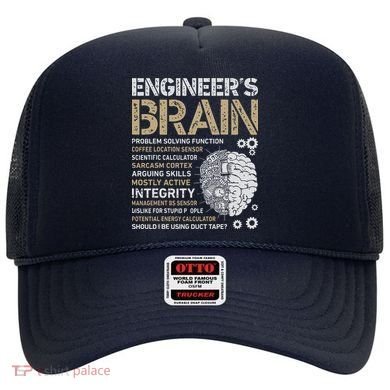 Engineers Brain Funny Process Engineer Men Engineering Gift Hat