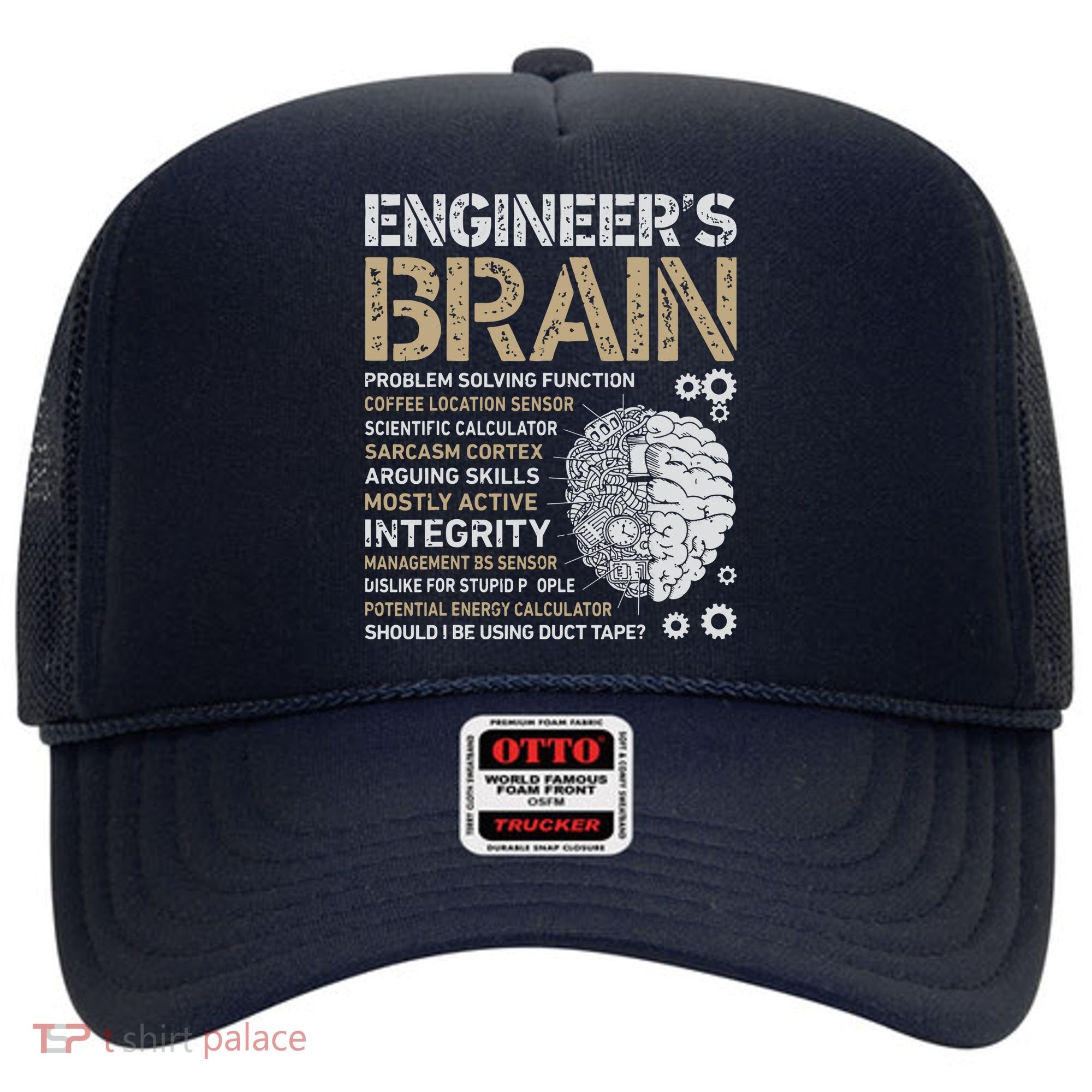Engineers Brain Funny Process Engineer Men Engineering Gift Hat