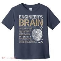 Engineers Brain Funny Process Engineer Men Engineering Gift Toddler T-Shirt thumb 0