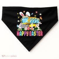 Every Bunny's Favorite School Bus Driver Happy Easter Day USA-Made Doggie Bandana thumb 0