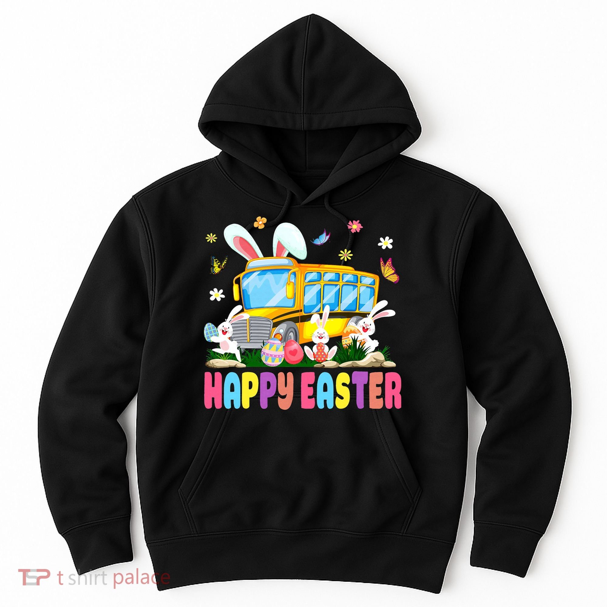 Every Bunny's Favorite School Bus Driver Happy Easter Day Hoodie