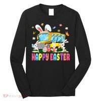 Every Bunny's Favorite School Bus Driver Happy Easter Day Long Sleeve Shirt thumb 0