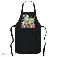 Every Bunny's Favorite School Bus Driver Happy Easter Day Apron thumb 0