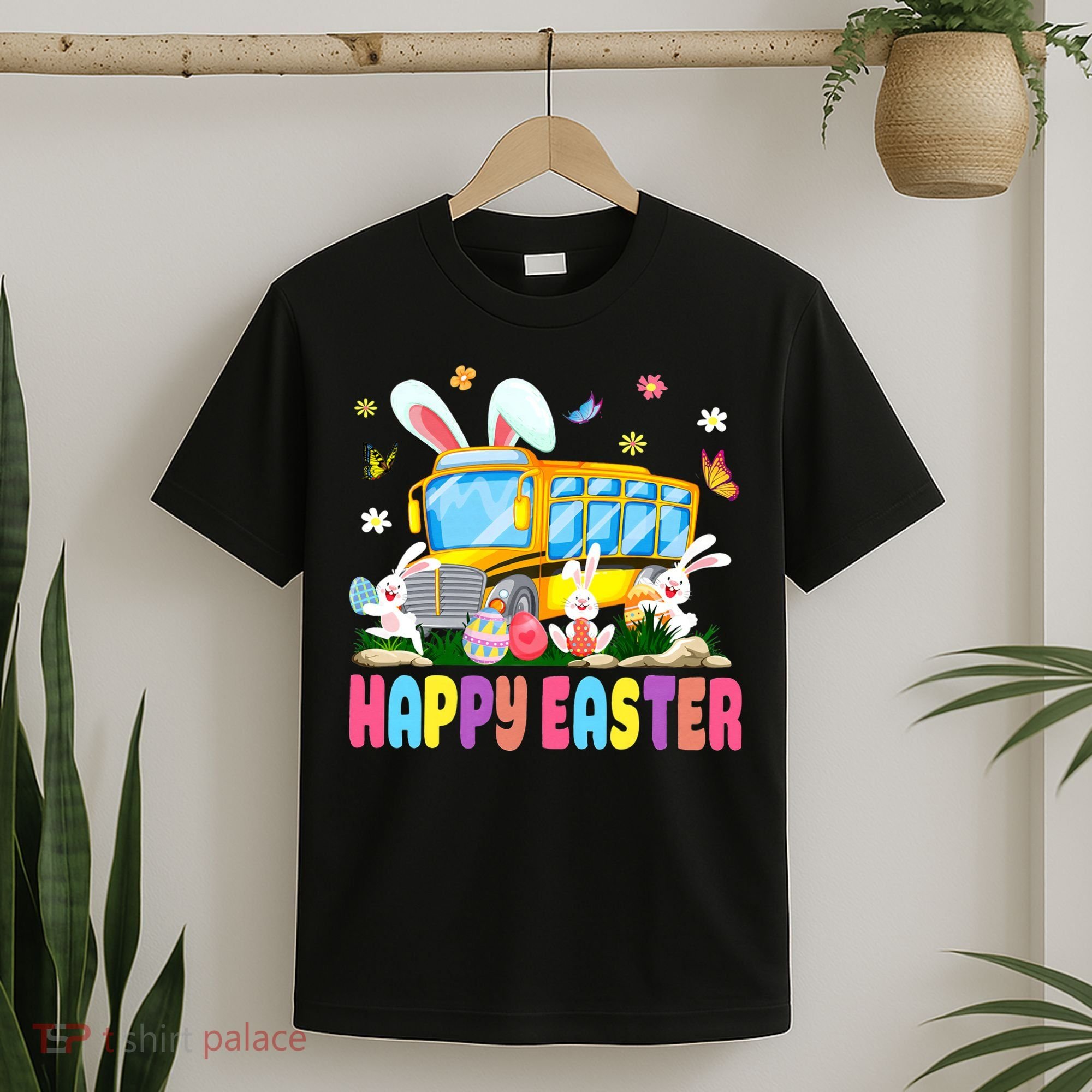 Every Bunny's Favorite School Bus Driver Happy Easter Day T-Shirt